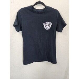 Obey Worldwide Mens T-Shirt Small Black 1989 Globe Shield Logo Streetwear